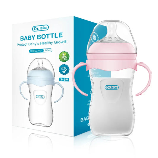 Biberon bébé avec poignée - 3 tailles disponibles - BPA Free