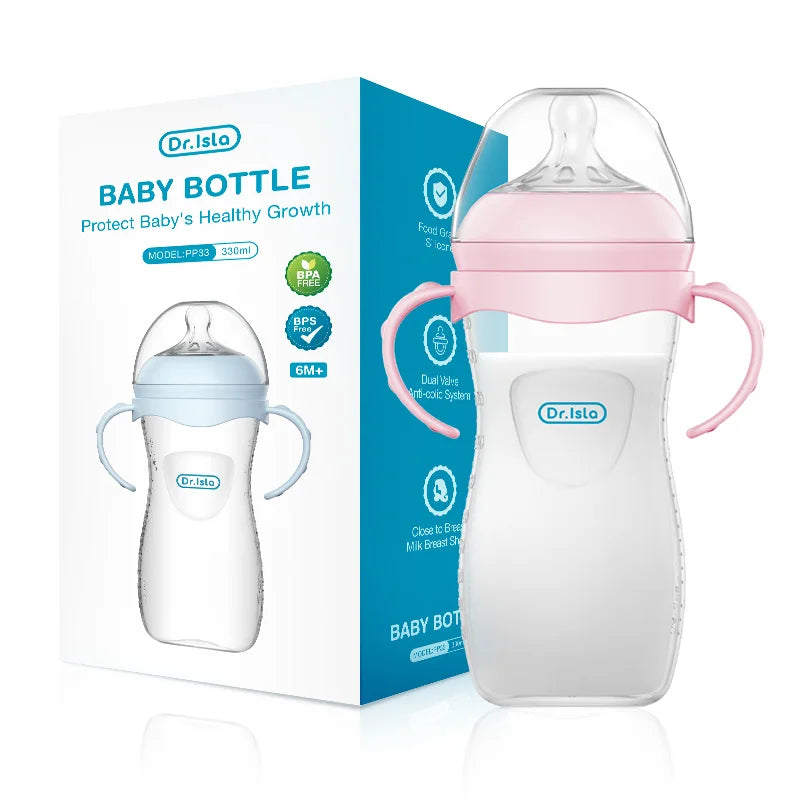 Biberon bébé avec poignée - 3 tailles disponibles - BPA Free