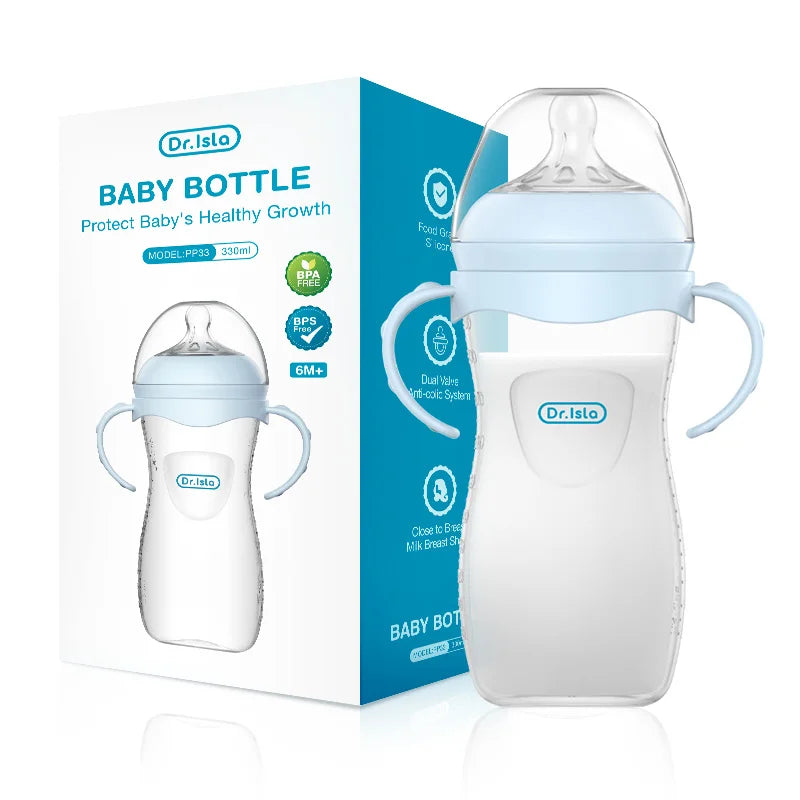 Biberon bébé avec poignée - 3 tailles disponibles - BPA Free