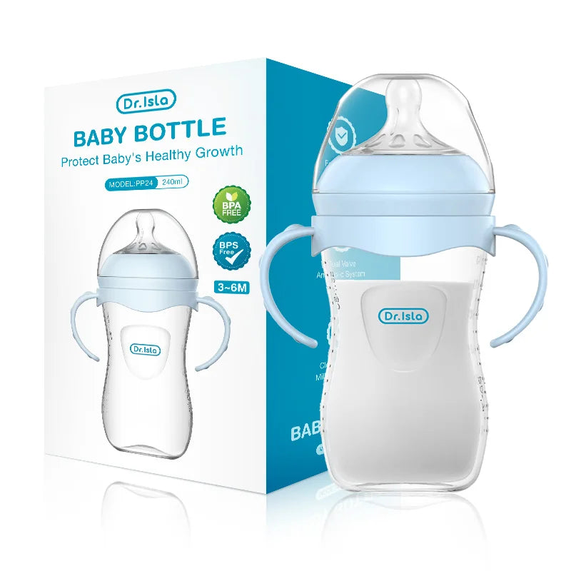 Biberon bébé avec poignée - 3 tailles disponibles - BPA Free